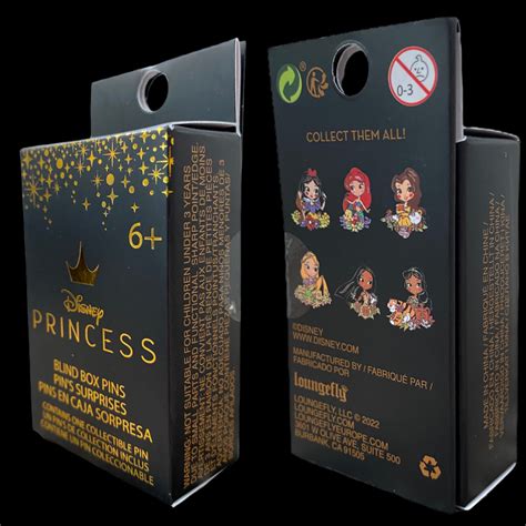 Unopened Blind Box Hot Topic Chibi Princess Friends Loungefly Disney Pin