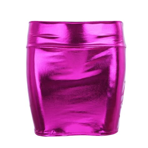 Hot Pink Leather Mini Skirt Sissy Dream