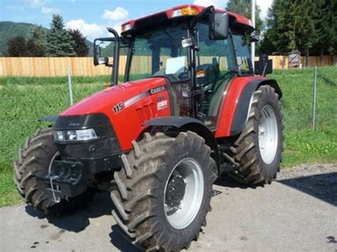 CaseIH JXU 115 Specs Engine Transmission Dimensions