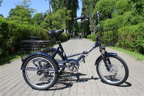 Трехколесный велосипед для взрослых Doonkan Trike складной трицикл ...