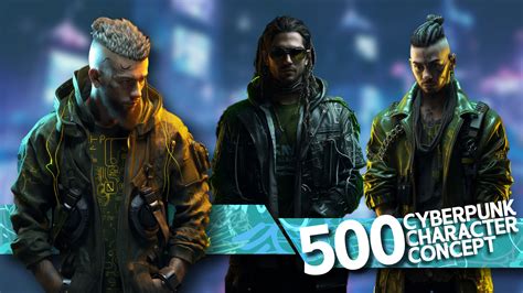 ArtStation - 500 Cyberpunk reference character _ VOL 1 _ Character ...