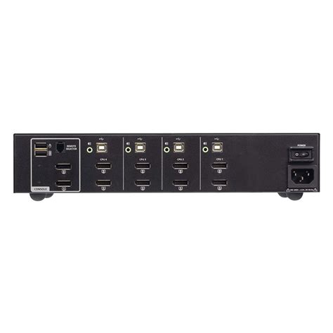 ATEN PSD PP v4.0 Compliant Secure Defense KVM Switch — 4PORT DP-4K60 (TEMPEST-LVL) (CS11-4PORT-DP-4K60-TEMPEST-LVL)
