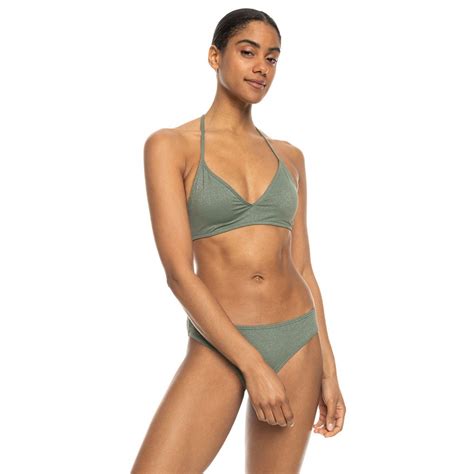 Roxy Shiny Wave Bikini Green Dressinn