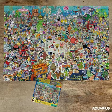 Puzzle De Fondo De Bikini Bob Esponja Piezas