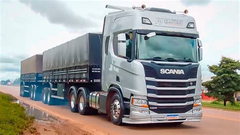 Scania R Muito Top No Rodotrem Fjsantoro Youtube