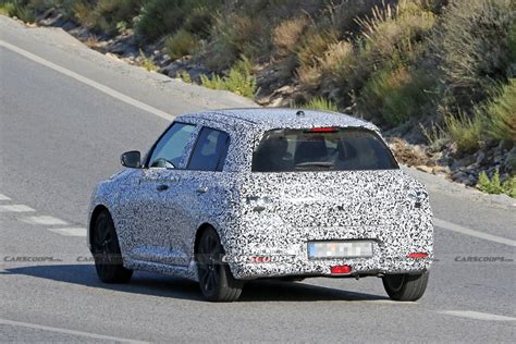 Suzuki Swift Makes Spy Debut Showing Evolutionary Styling Carscoops