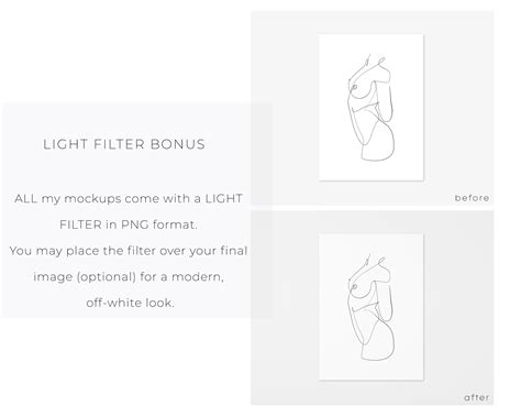 Nude Frames Mockup Bundle Set Of Modern Thin Digital Etsy