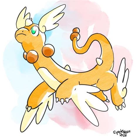 Louis MOREAU on Instagram: "Paradox Dragonite #fakemon #pokemon # ...