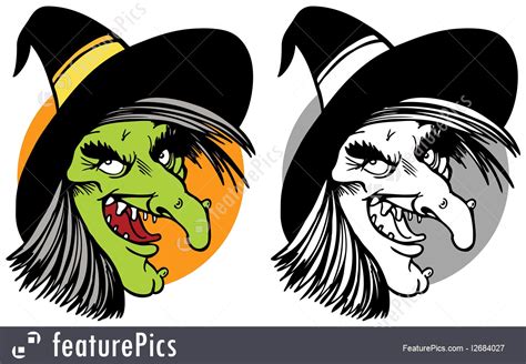 Witch Face Drawing at GetDrawings | Free download