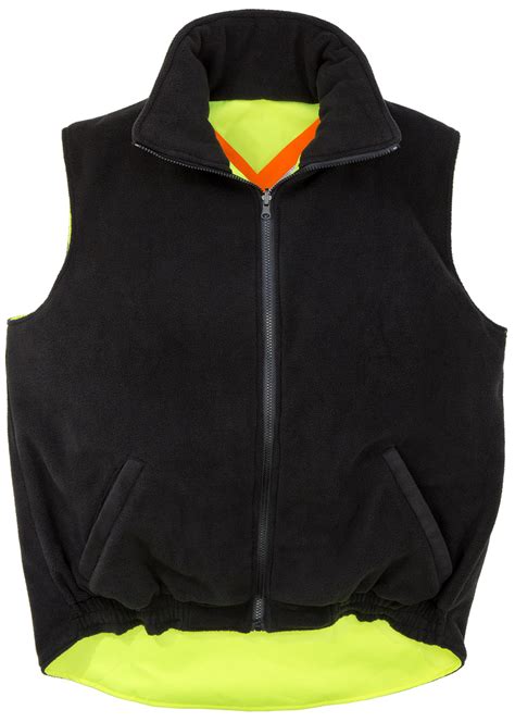 High Visibility Reversible Fleece Lined Vest Sumaggo