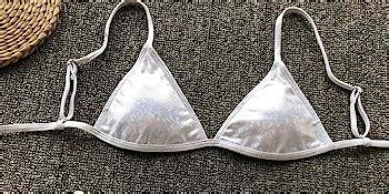 Amazon YAUASOPA Women Shiny Bikini Micro Sexy String Two Pieces