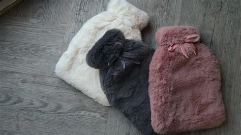 Luxury Faux Fur Hot Water Bottles Natural Bed Company