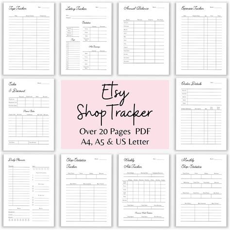 Diy Etsy Shop Tracker