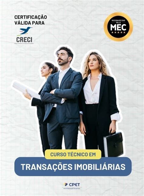 Curso Técnico em Transações Imobiliárias EAD CPET