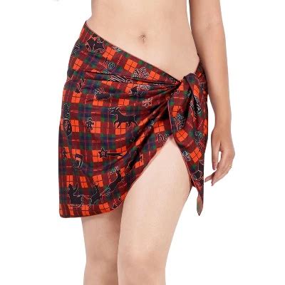 La Leela Women S Beachwear Beach Santa Sarong Bikini Coverups Swimsuit Wrap Wraps Christmas Tree