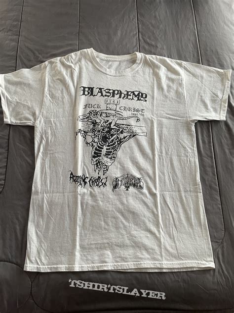Blasphemy Fuck Christ Tour L T Shirt TShirtSlayer TShirt And BattleJacket Gallery