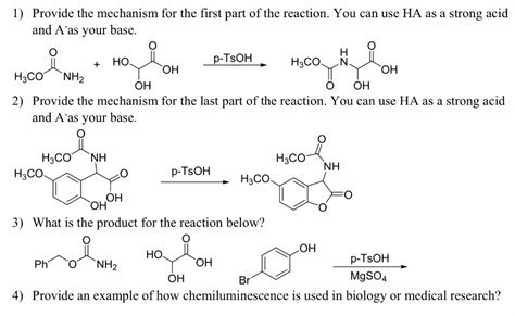 Solved 1) Provide the mechanism for the first part of the | Chegg.com