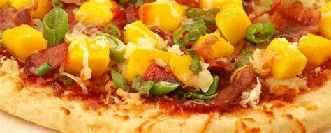 Mango and Bacon Barbecue Pizza - Mango.org