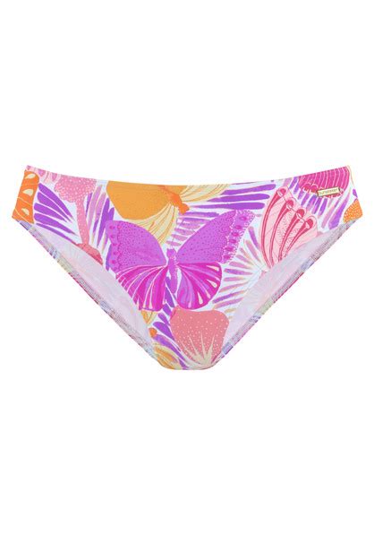 Sunseeker Bikini Hose Butterfly Lila Orange 34