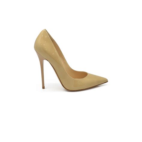 Luxury Shoes For Women Jimmy Choo Anouk Pumps In Nude Patent Leather