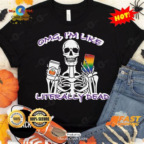 HOT Skeleton Coffee Halloween Halloween Classic T Shirt Macall Cloth Store Destination For