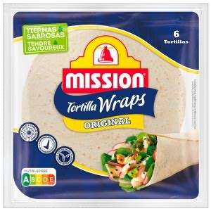 Tortilla De Trigo Wraps Original Missioin 6 Ud