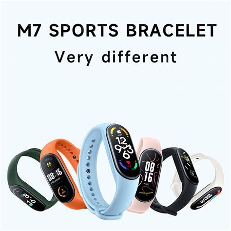 M7 Smart Watch Men Women Smartband Mi M7 Heart Rate Smartwatch Fitness ...