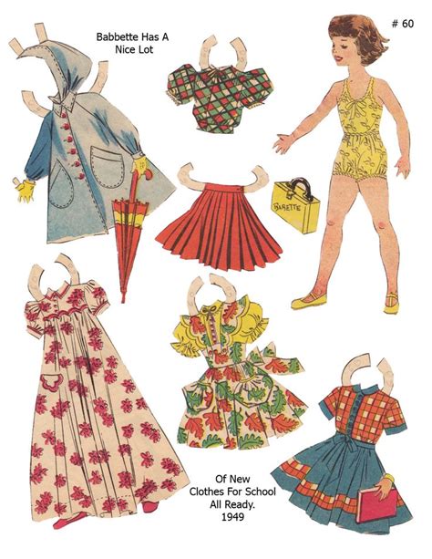 Babbette A Paper Doll By Lucy Eleanor Leary Boston Sunday Post