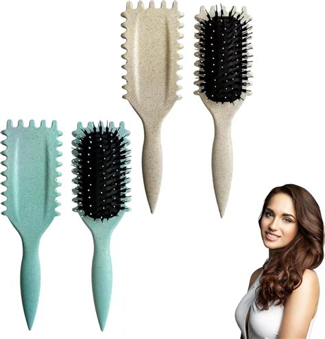 Pcs Curl Brush Bouncy Curl Brush Hair Brush Detangling Brush Curl