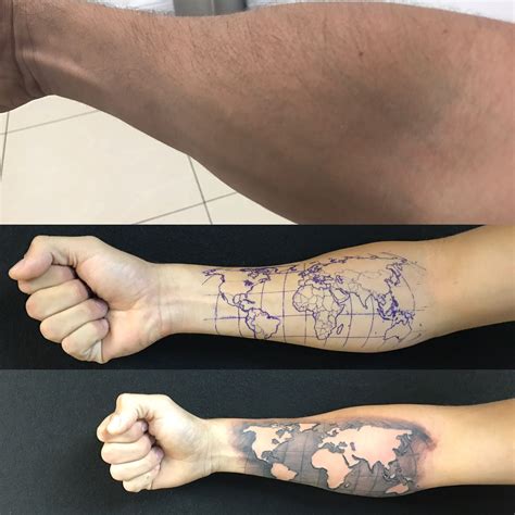 tattoo map of the world 7
