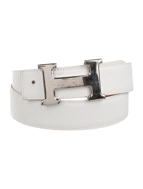 Herm S Kimono Belt White Belts Accessories Her The Realreal