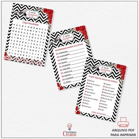 brincadeiras para Chá de Lingerie lucox cl