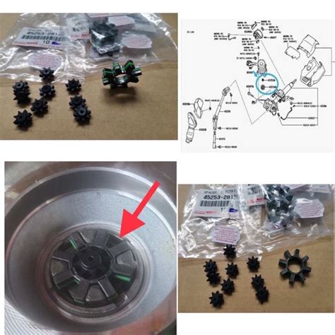 Toyota Power Steering Motor Column Gear Bush Estima Acr Gsr Alphard