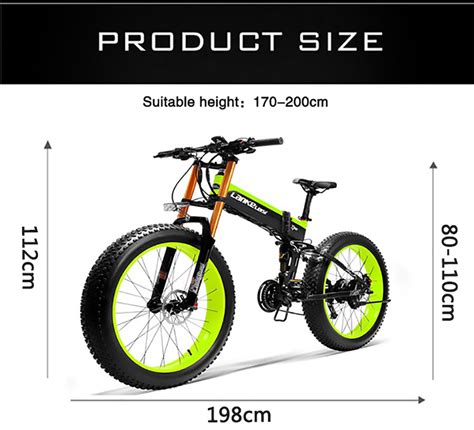 Lankeleisi T Plus Big Fork Electric Bike Ah Battery Yellow