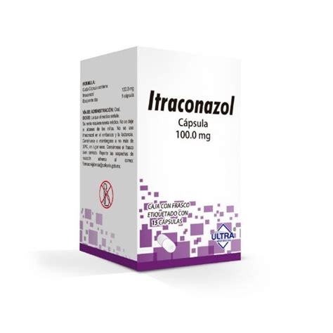 Itraconazol C Psula Cada C Psula Contiene Itraconazol Mg Envase