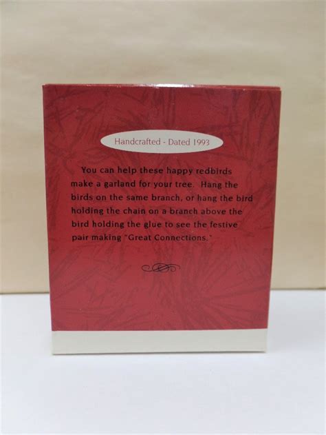 Hallmark Great Connections Christmas Ornament 1993 NOS Set of - Etsy