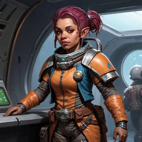 Sci Fi Starfinder Space Faring Kasatha Bounty Hunter