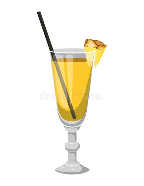 Cone Da Bebida Do Cocktail Do Copo Ilustra O Do Vetor Ilustra O De