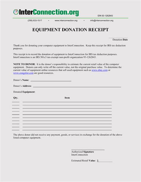 46 Free Donation Receipt Templates 501c3 Non Profit