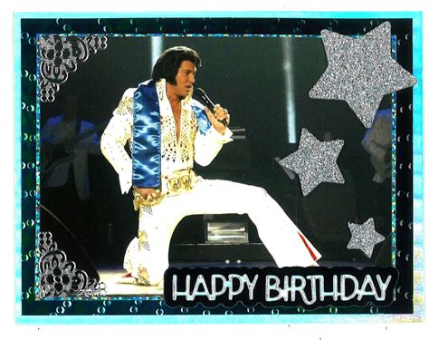 Elvis Birthday Card Etsy