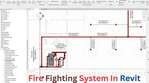 Revit Fire Protection System Tutorial Youtube