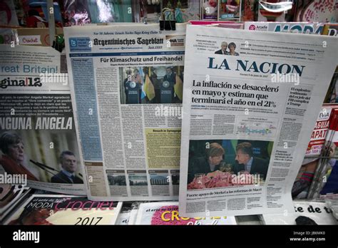 Buenos Aires, Buenos Aires, Argentina. 9th June, 2017. Front pages of ...
