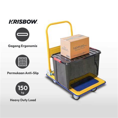 Jual FOLDABLE PLATFORM HANDTRUCK KRISBOW 150KG SMALL KW0500047 Di Lapak