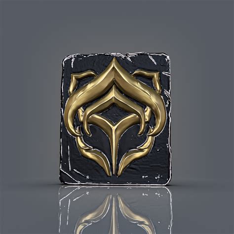 Stl File Warframe True Master Emblem Pin 🧷・3d Printable Model To