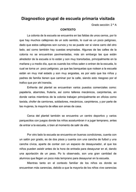 Diagnostico Grupal PDF