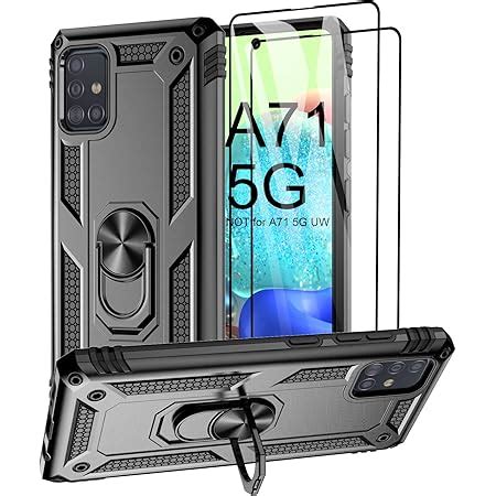 Amazon Samsung A71 5G Case PUSHIMEI Military Grade Heavy Duty