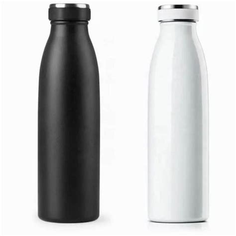 Metal Black And White Xg Corporate Vacuum Flask For Home And Office