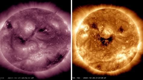 Sun Turns Smile Into Face Of Fury Nasa Shares Terrifying Image Of The