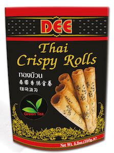 Dee Thai Crispy Rolls Green Tea G Trans