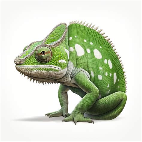ultra clear  chameleon close  flat drawing front view stock